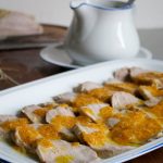 Girello di vitello al latte con carote