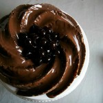 Bundt cake cioccolato e amarene (senza burro)