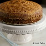 Torta zebrata al cacao