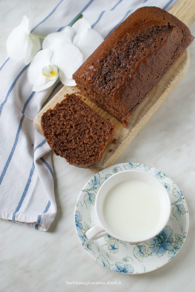 plumcake allo yogurt e cacao