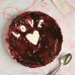 Cheesecake senza cottura di San Valentino