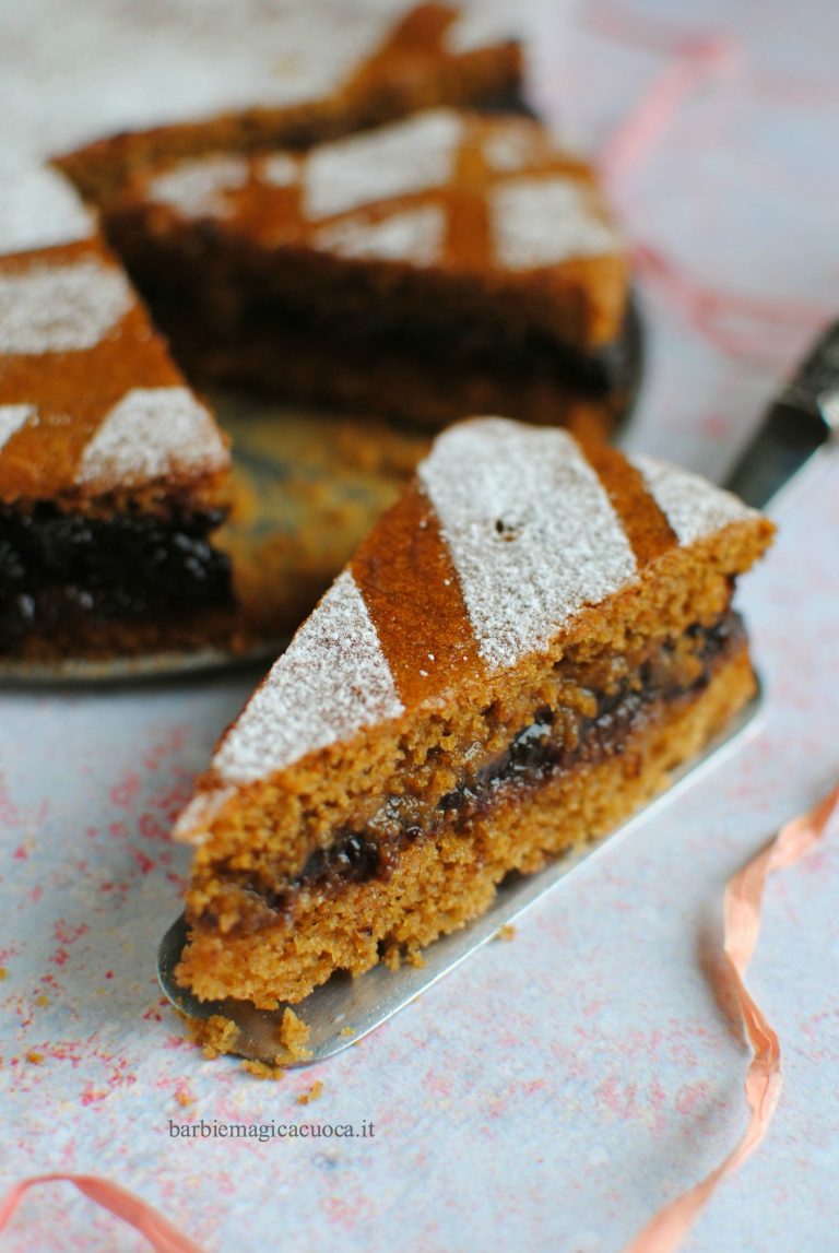 Torta Con Farina Integrale E Marmellata