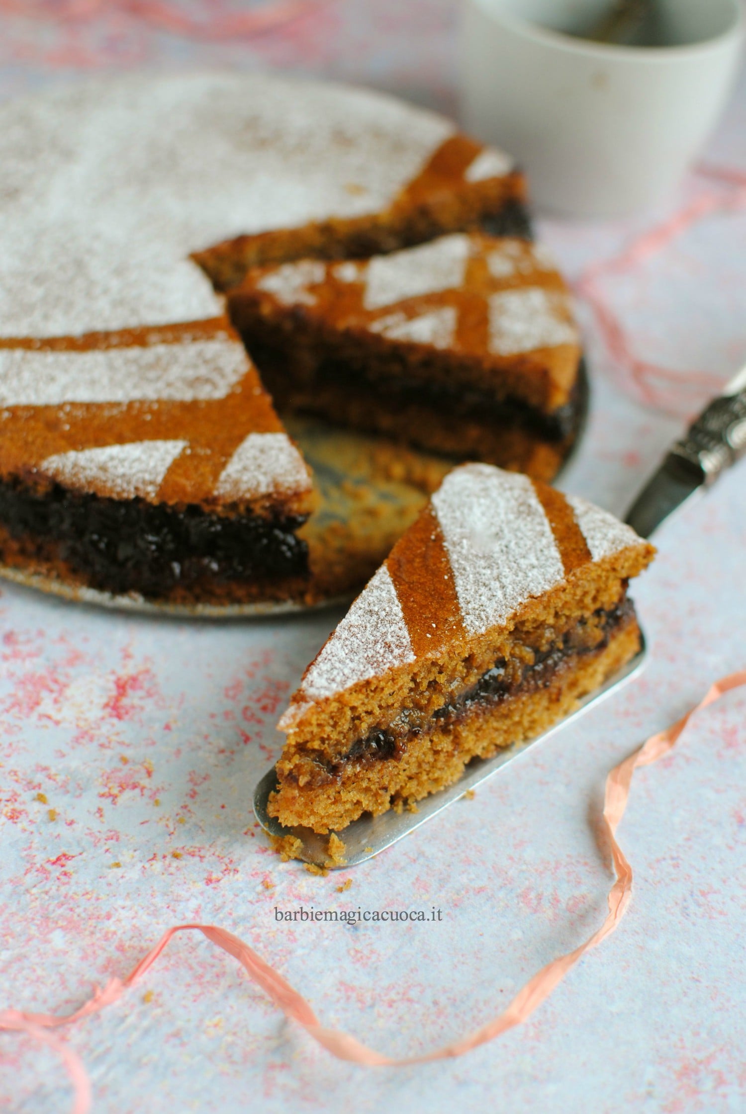 Torta Con Farina Integrale E Marmellata