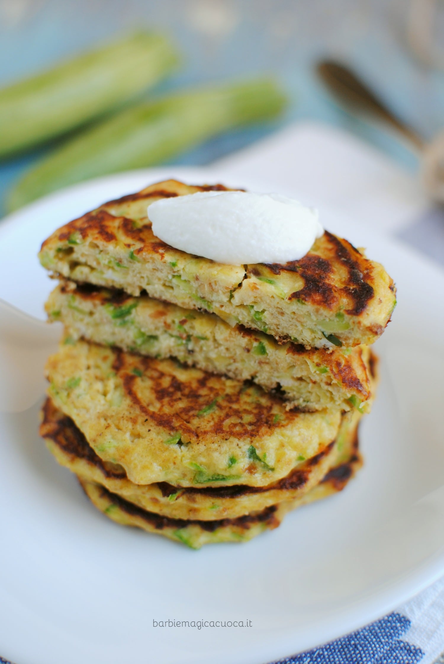 Frittelle ricotta e zucchine - Barbie Magica Cuoca - blog di cucina