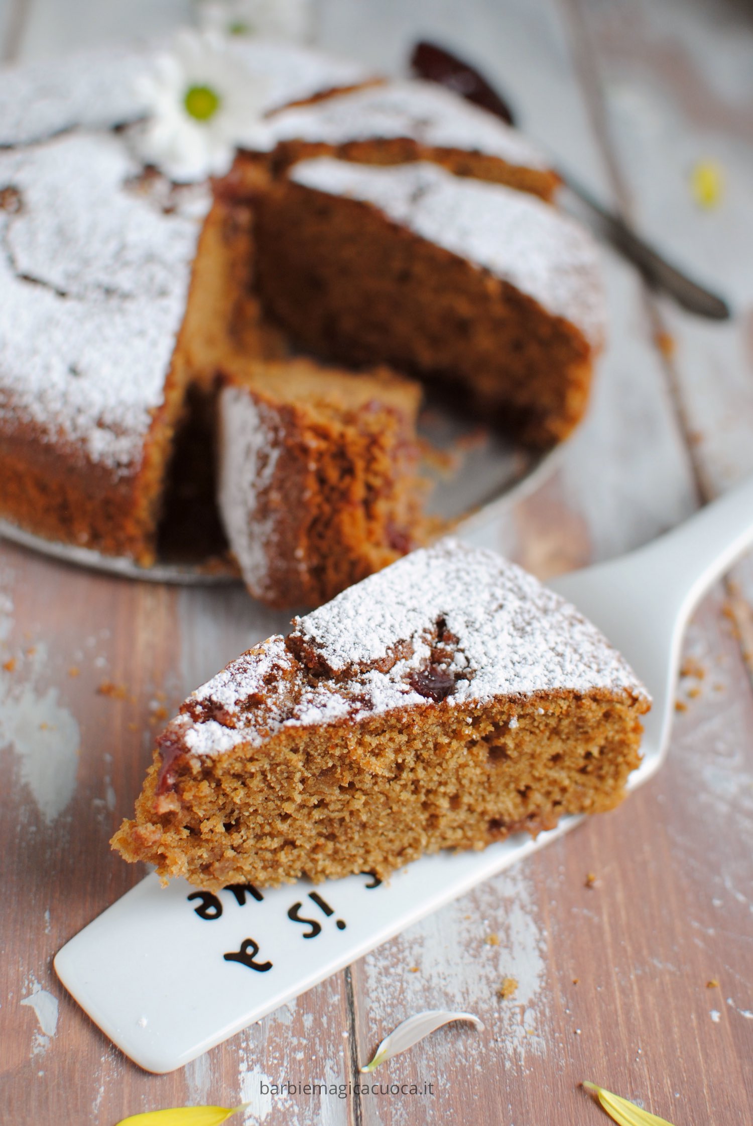 Torta Con Farina Integrale E Marmellata